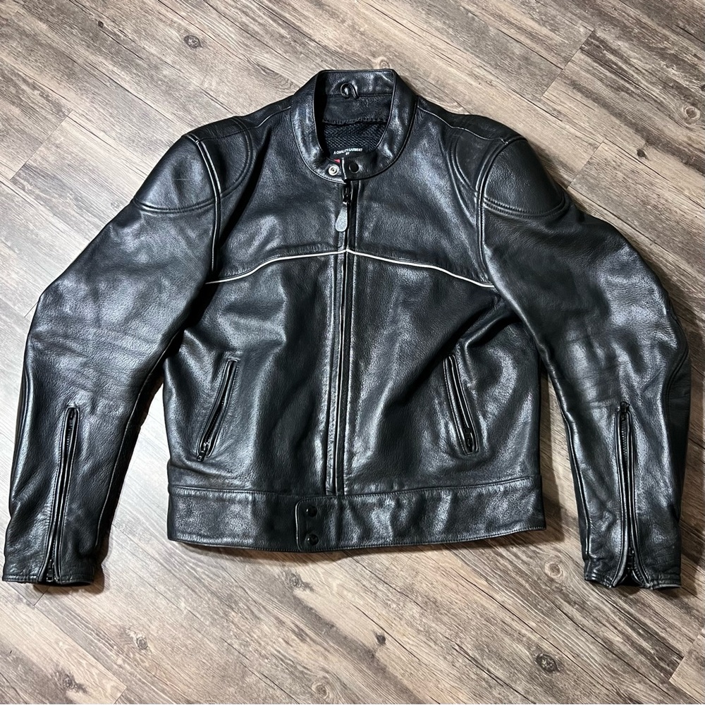 Mossi Sport Vent Leather Motorcycle Jacket Men’s Size 48